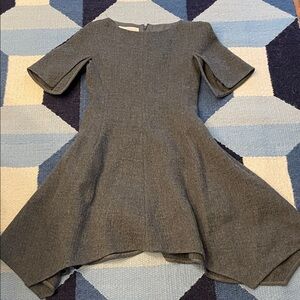 Stella McCartney Charcoal Asymmetrical Dress